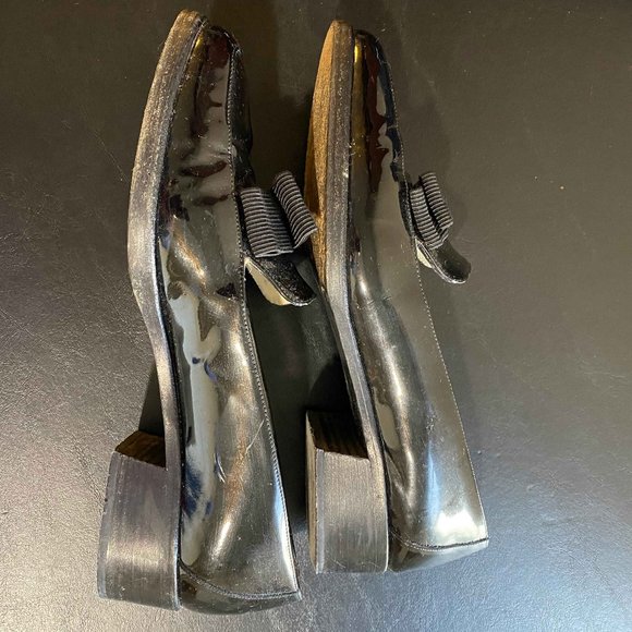 Joan and David - John Deere Armin Black Patent Leather Loafer - Sz 41, US 10 - Picture 4 of 7